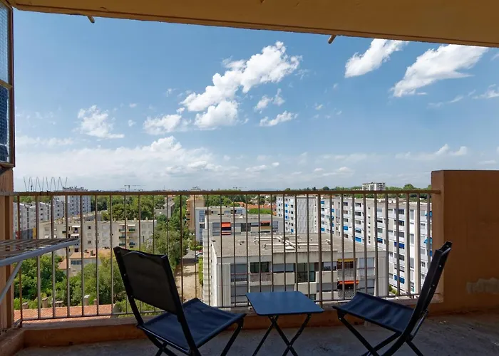 Διαμέρισμα Le Beaulieu * 4 * 8pers * Clim * Parking * Balcon